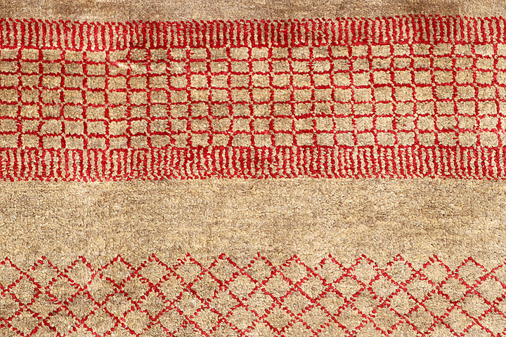 Sandy Brown Gabbeh 6' 8 x 9' 6 - No. 55862 - ALRUG Rug Store