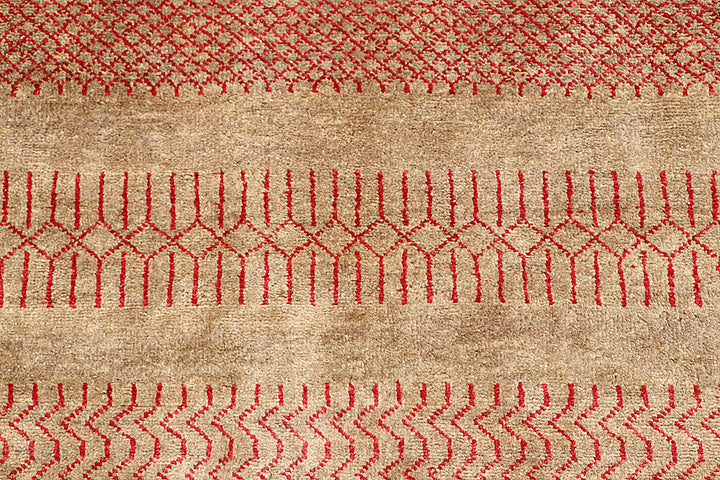 Sandy Brown Gabbeh 6' 8 x 9' 6 - No. 55862 - ALRUG Rug Store