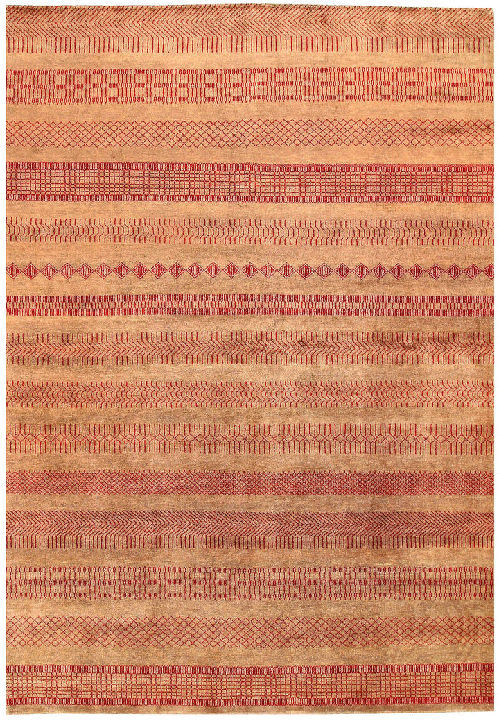 Sandy Brown Gabbeh 6' 8 x 9' 6 - No. 55862 - ALRUG Rug Store