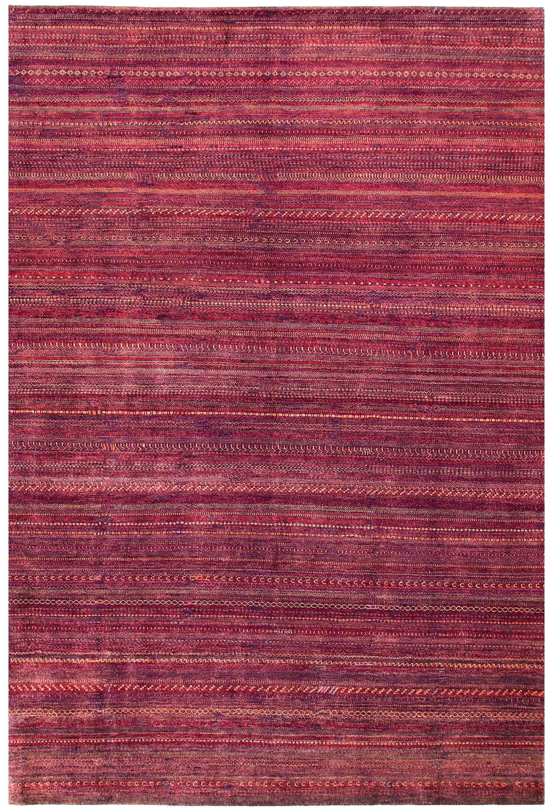 Pale Violet Red Gabbeh 6' 6 x 9' 6 - No. 55865 - ALRUG Rug Store