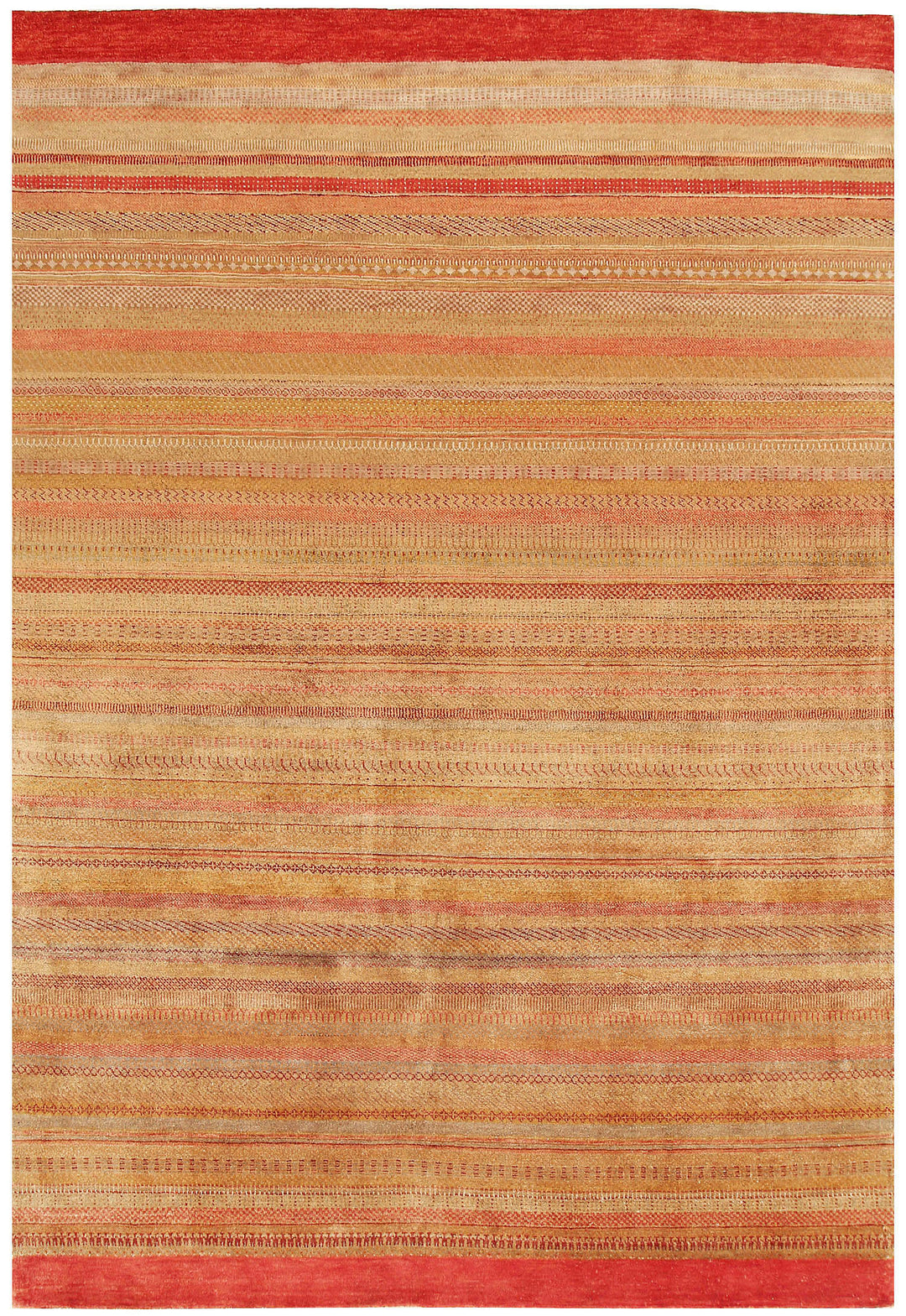 Multi Colored Gabbeh 6' 6 x 9' 5 - No. 55867 - ALRUG Rug Store