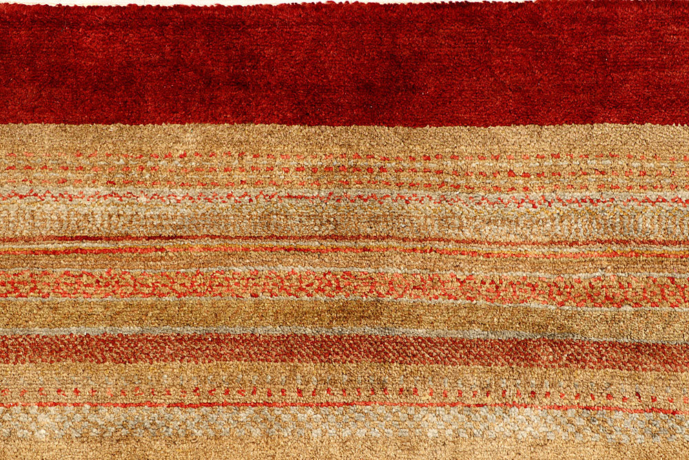 Multi Colored Gabbeh 6' 6 x 9' 5 - No. 55870 - ALRUG Rug Store