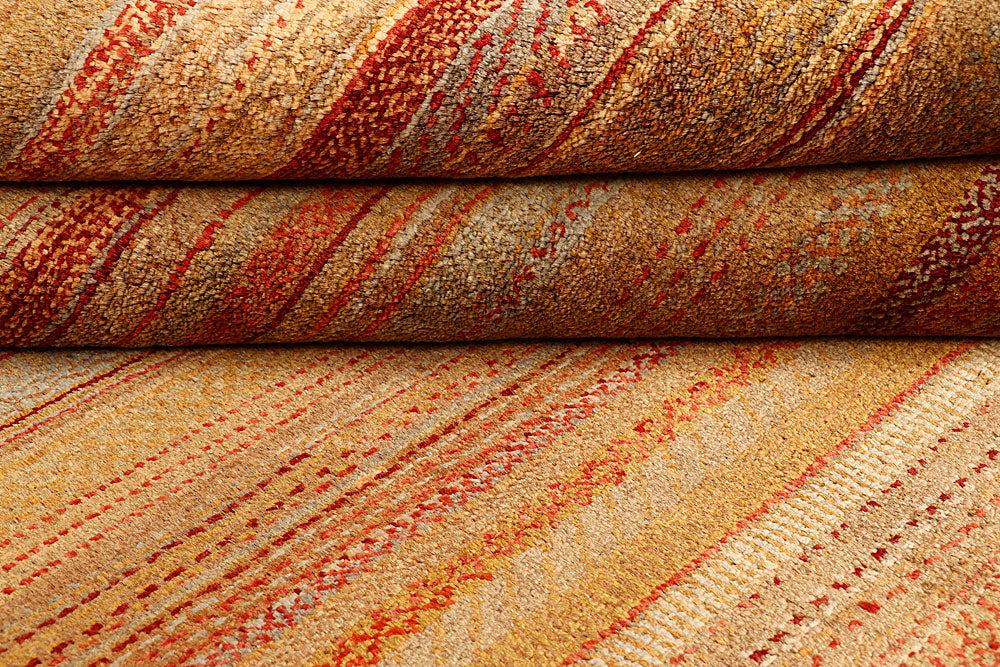 Multi Colored Gabbeh 6' 6 x 9' 5 - No. 55870 - ALRUG Rug Store