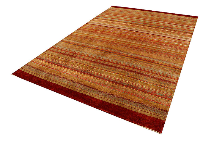 Multi Colored Gabbeh 6' 6 x 9' 5 - No. 55870 - ALRUG Rug Store