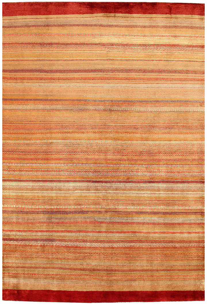 Multi Colored Gabbeh 6' 6 x 9' 5 - No. 55870 - ALRUG Rug Store