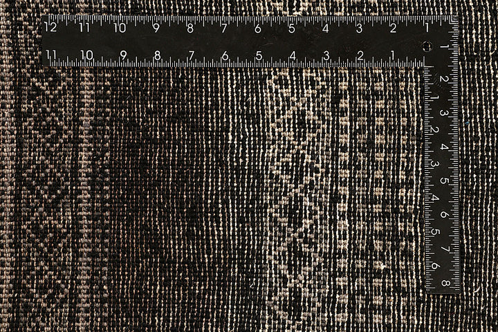 Black Gabbeh 6' 6 x 10' - No. 55874 - ALRUG Rug Store