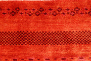 Orange Red Gabbeh 6' 7 x 9' 4 - No. 55878 - ALRUG Rug Store