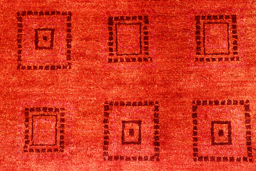 Orange Red Gabbeh 6' 7 x 9' 4 - No. 55878 - ALRUG Rug Store