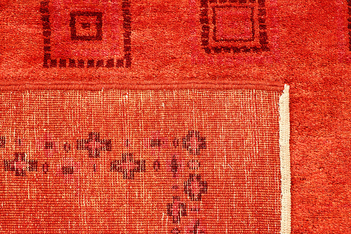 Orange Red Gabbeh 6' 7 x 9' 4 - No. 55878 - ALRUG Rug Store
