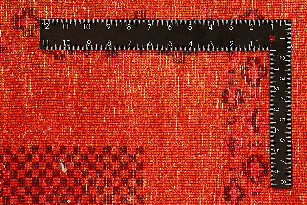Orange Red Gabbeh 6' 7 x 9' 4 - No. 55878 - ALRUG Rug Store