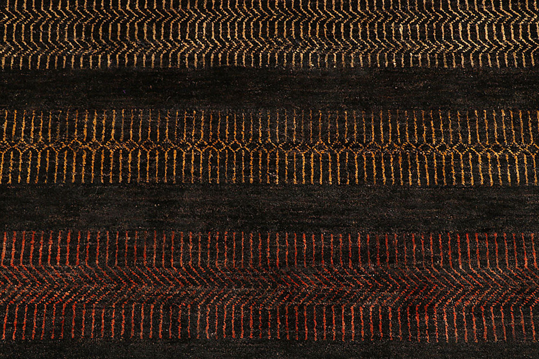 Multi Colored Gabbeh 6'  7" x 9'  6" - No. QA64171