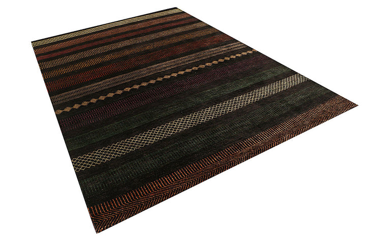 Multi Colored Gabbeh 6' 7 x 9' 6 - No. 55880 - ALRUG Rug Store