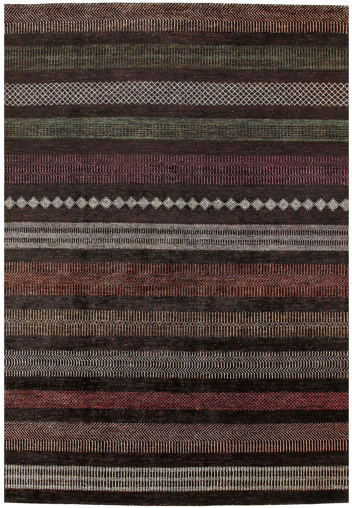 Multi Colored Gabbeh 6' 7 x 9' 6 - No. 55880 - ALRUG Rug Store