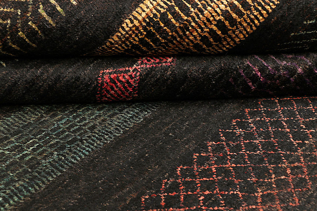 Multi Colored Gabbeh 6'  7" x 9'  7" - No. QA91436