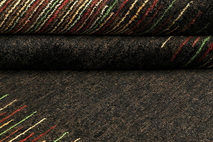 Multi Colored Gabbeh 6' 7 x 9' 7 - No. 55883 - ALRUG Rug Store