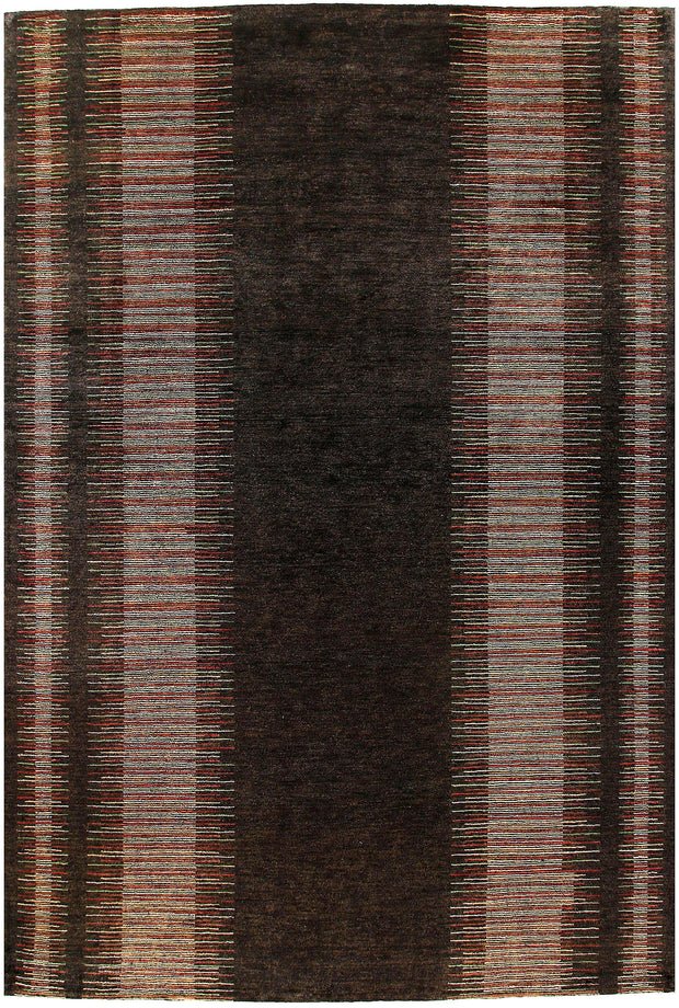 Multi Colored Gabbeh 6' 7 x 9' 7 - No. 55883 - ALRUG Rug Store