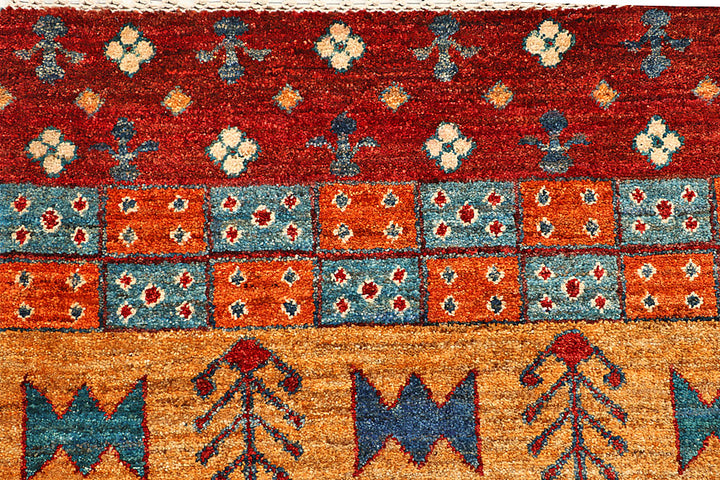 Multi Colored Gabbeh 5' 10 x 8' 3 - No. 55886 - ALRUG Rug Store