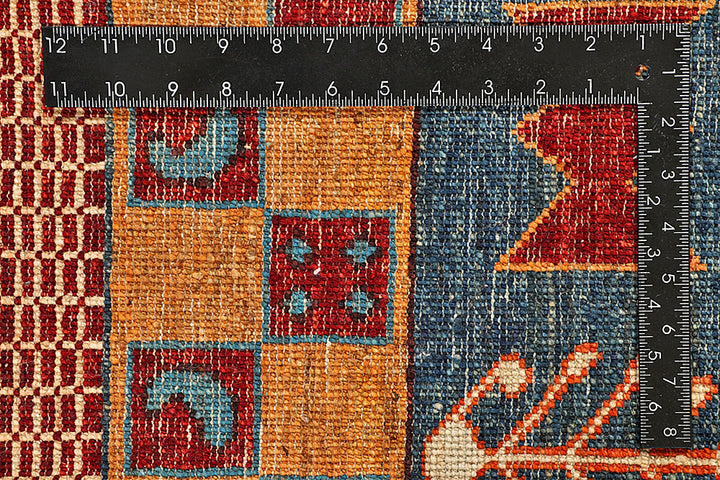 Multi Colored Gabbeh 5' 10 x 8' 3 - No. 55886 - ALRUG Rug Store