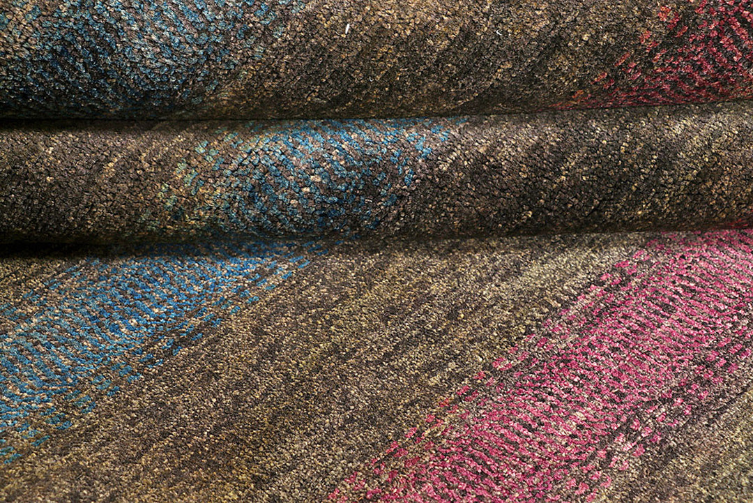 Multi Colored Gabbeh 5'  3" x 8' " - No. QA28059