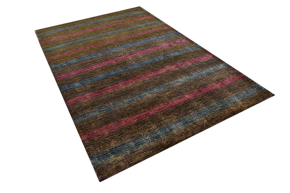 Multi Colored Gabbeh 5' 3 x 8' - No. 55888 - ALRUG Rug Store