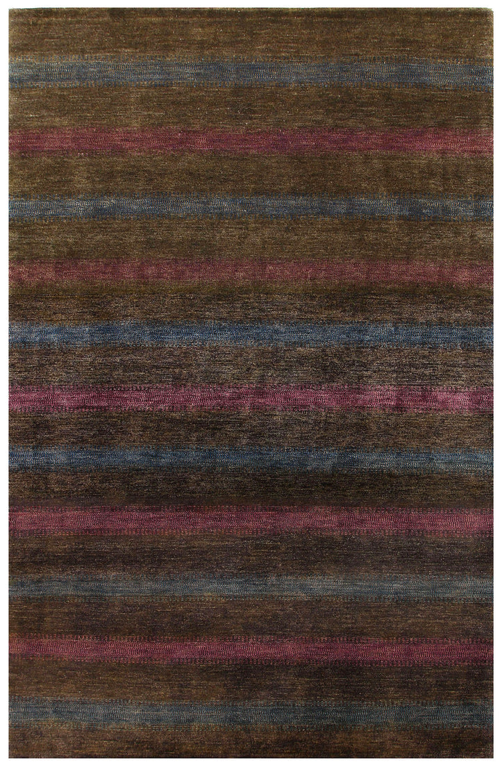 Multi Colored Gabbeh 5' 3 x 8' - No. 55888 - ALRUG Rug Store