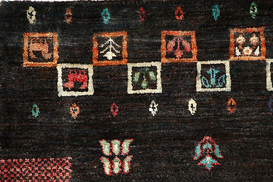 Multi Colored Gabbeh 5'  7" x 7'  11" - No. QA66741