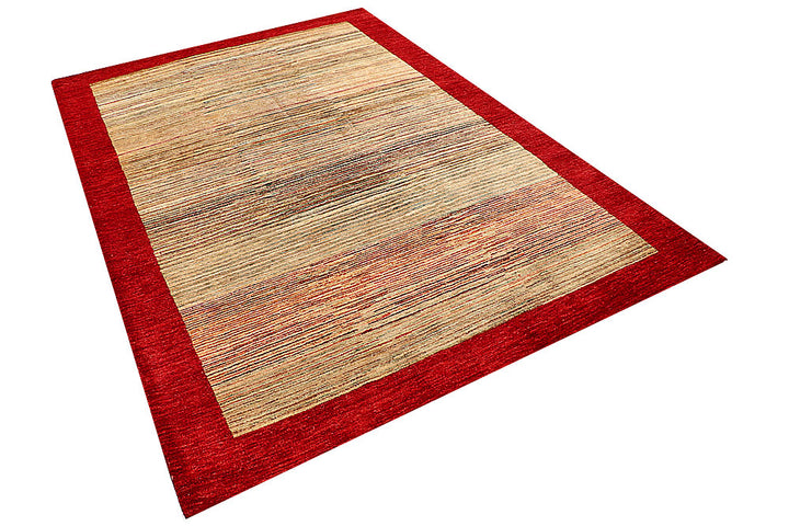 Multi Colored Gabbeh 5' 7 x 8' 4 - No. 55890 - ALRUG Rug Store
