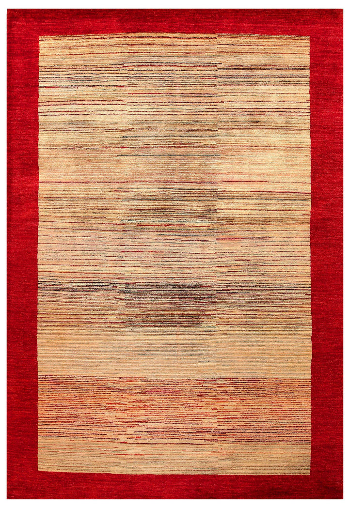 Multi Colored Gabbeh 5' 7 x 8' 4 - No. 55890 - ALRUG Rug Store