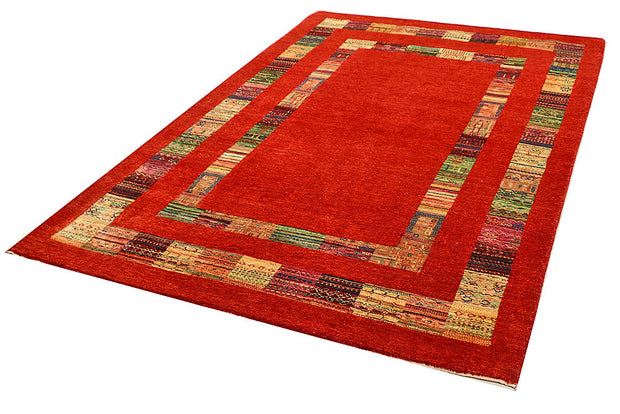 Red Gabbeh 5' 6 x 8' 1 - No. 55892 - ALRUG Rug Store
