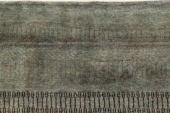 Dark Grey Gabbeh 5'  7" x 7'  7" - No. QA76585