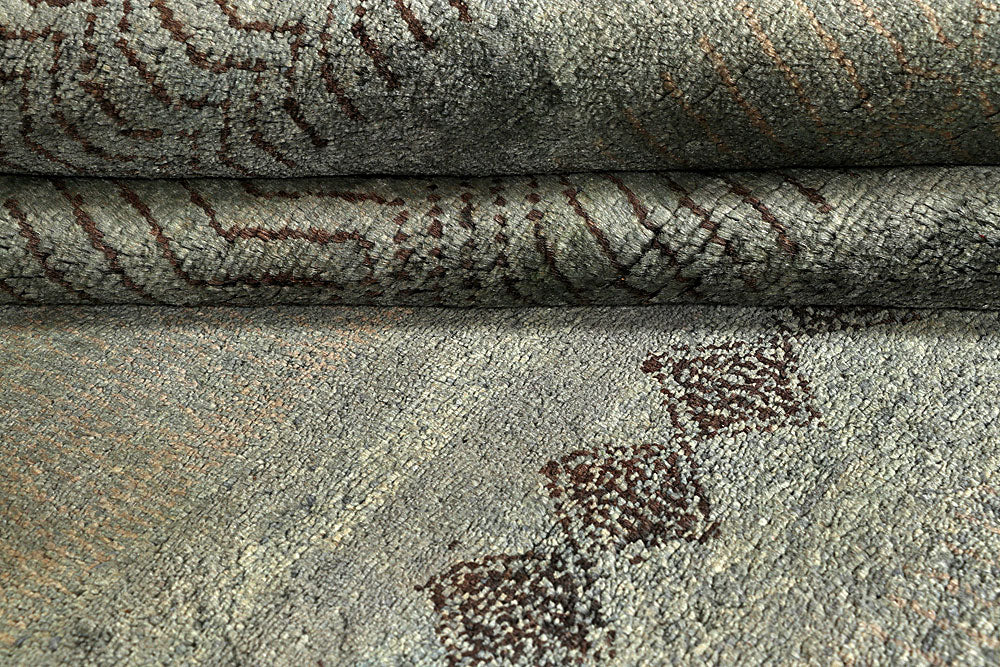 Dark Grey Gabbeh 5' 7 x 7' 7 - No. 55894 - ALRUG Rug Store