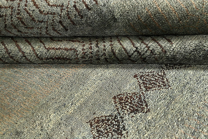 Dark Grey Gabbeh 5' 7 x 7' 7 - No. 55894 - ALRUG Rug Store