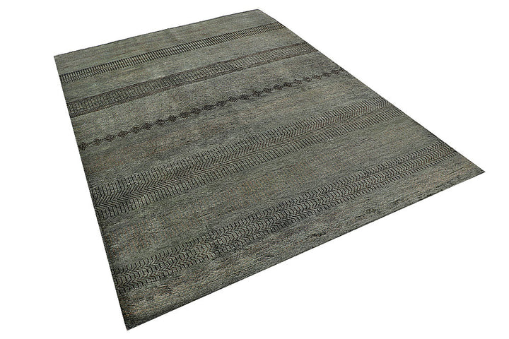 Dark Grey Gabbeh 5' 7 x 7' 7 - No. 55894 - ALRUG Rug Store