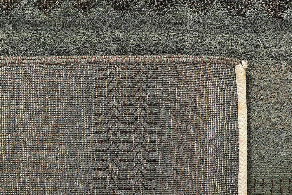 Dark Grey Gabbeh 5' 7 x 7' 7 - No. 55894 - ALRUG Rug Store