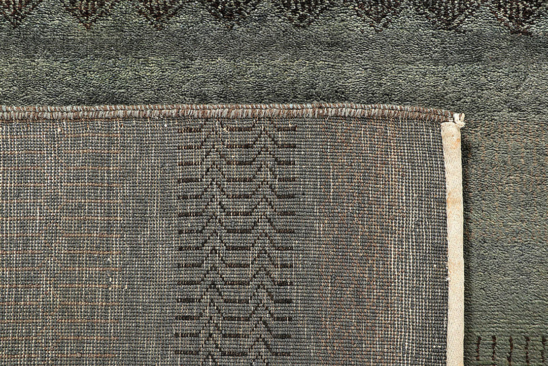 Dark Grey Gabbeh 5'  7" x 7'  7" - No. QA76585