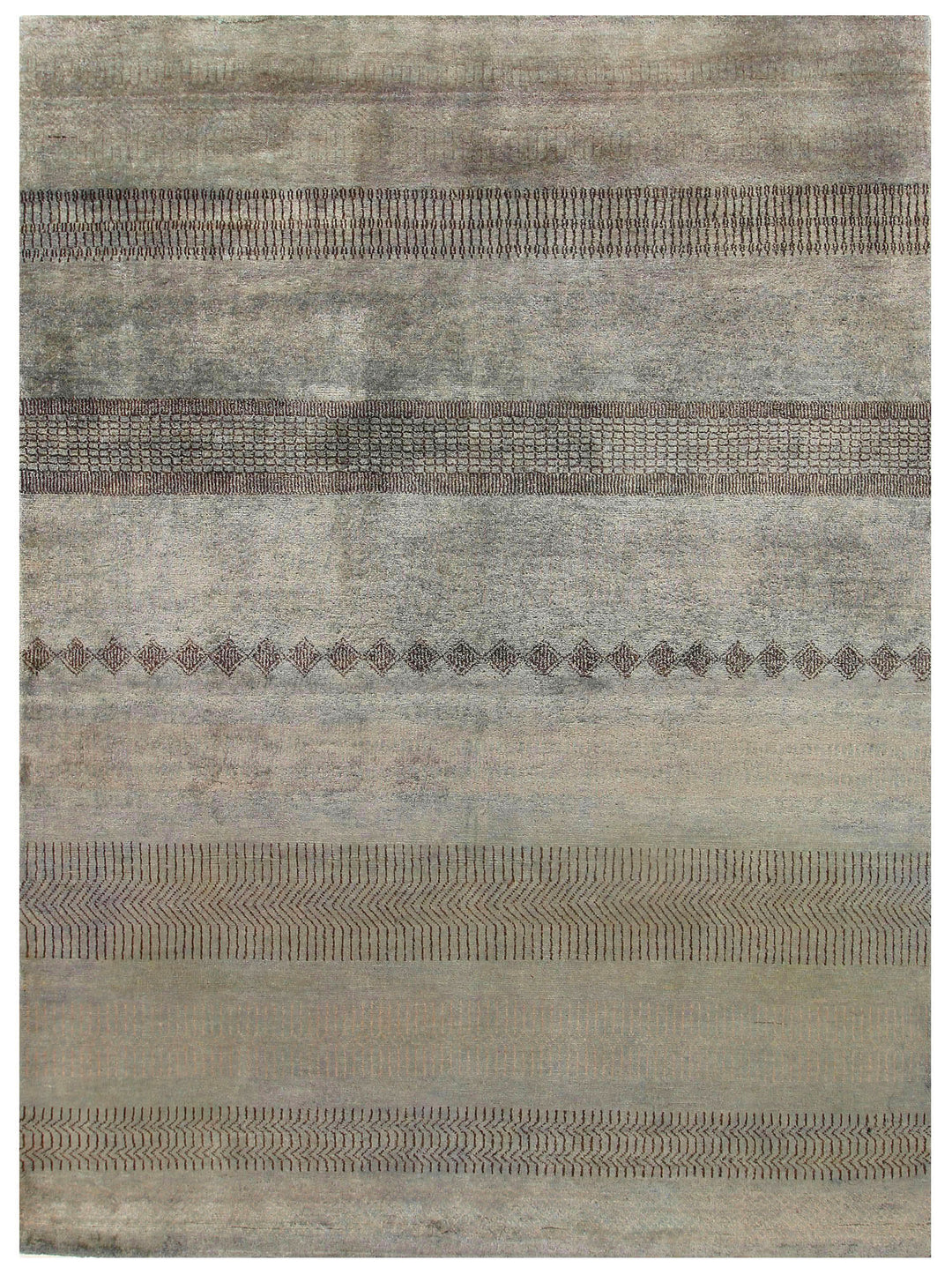 Dark Grey Gabbeh 5' 7 x 7' 7 - No. 55894 - ALRUG Rug Store