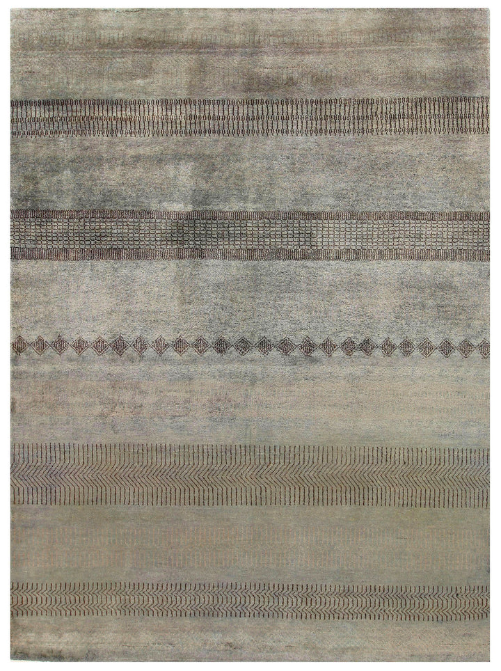 Dark Grey Gabbeh 5' 7 x 7' 7 - No. 55894 - ALRUG Rug Store