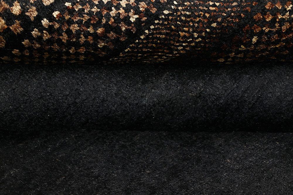 Black Gabbeh 5' 7 x 8' 2 - No. 55895 - ALRUG Rug Store