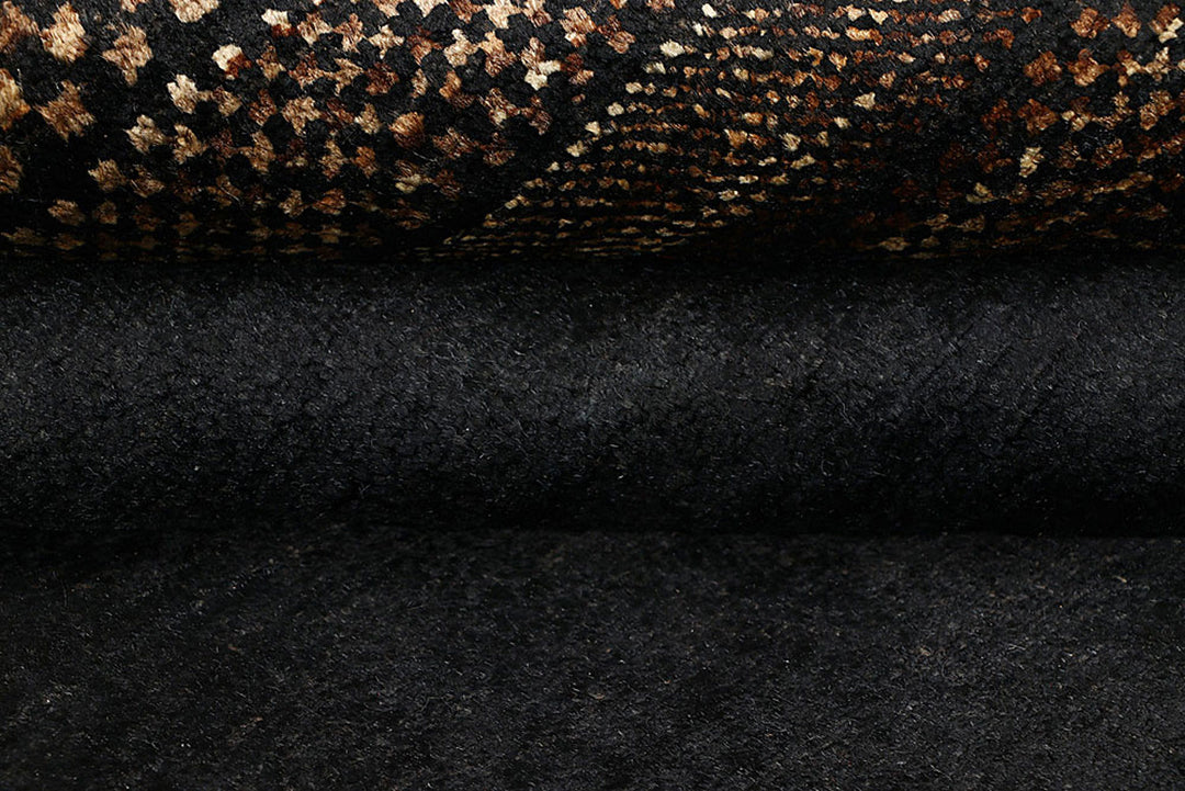 Black Gabbeh 5'  7" x 8'  2" - No. QA25543