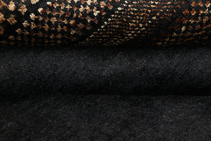 Black Gabbeh 5'  7" x 8'  2" - No. QA25543