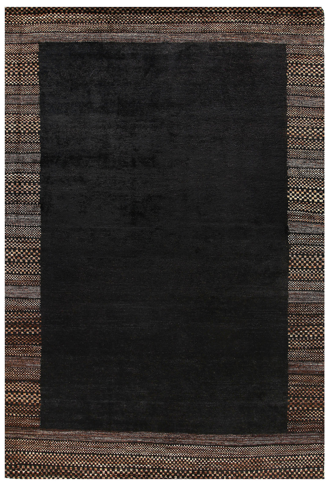 Black Gabbeh 5' 7 x 8' 2 - No. 55895 - ALRUG Rug Store
