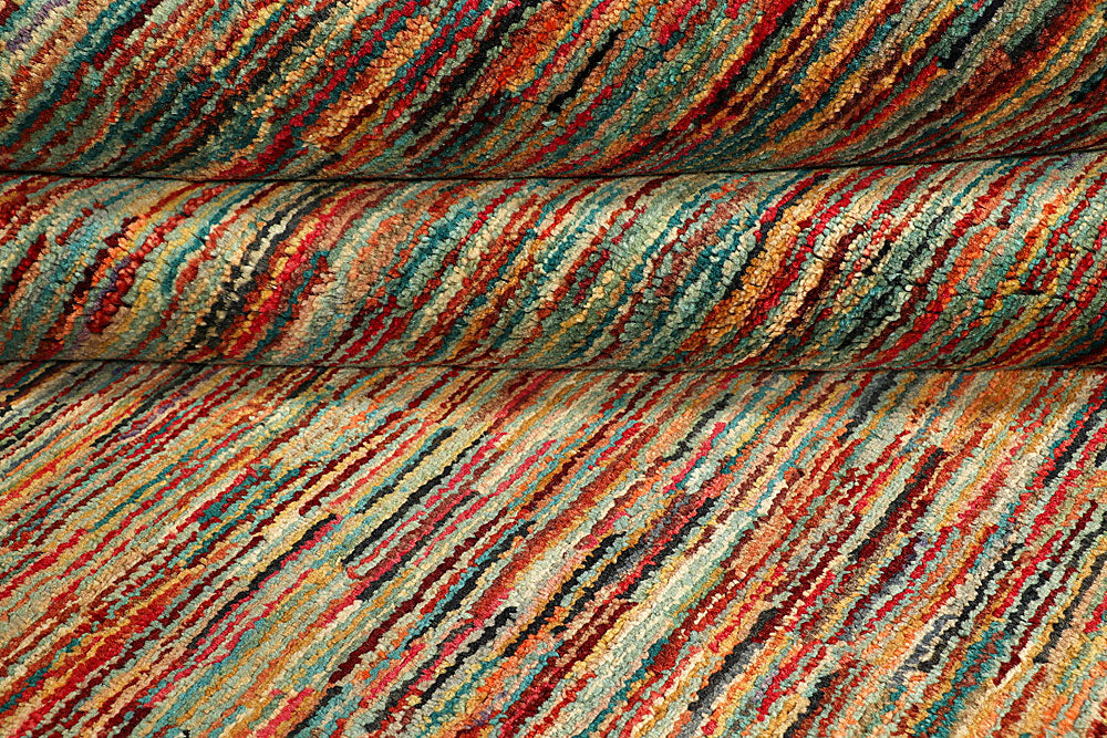 Multi Colored Gabbeh 5' 7 x 8' 1 - No. 55896 - ALRUG Rug Store