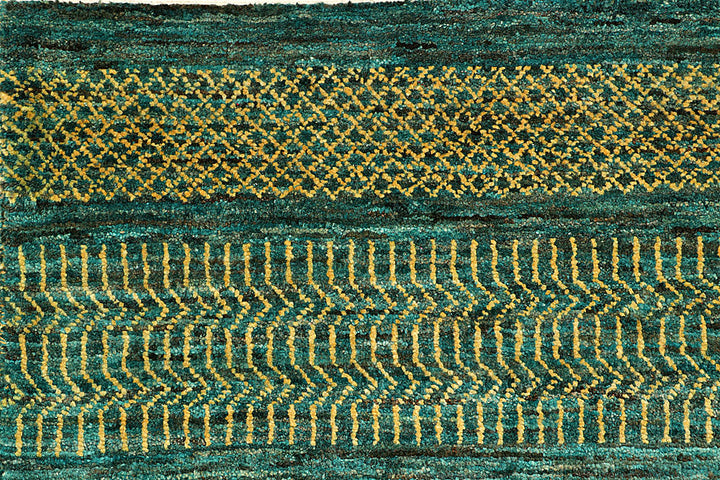 Sea Green Gabbeh 5' 6 x 8' 9 - No. 55897 - ALRUG Rug Store