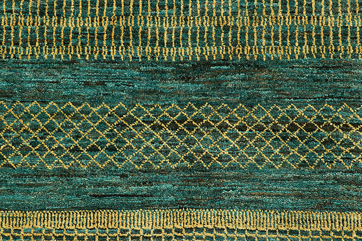 Sea Green Gabbeh 5' 6 x 8' 9 - No. 55897 - ALRUG Rug Store