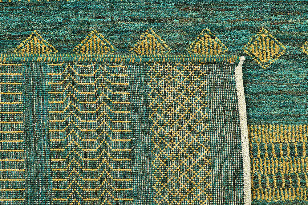 Sea Green Gabbeh 5' 6 x 8' 9 - No. 55897 - ALRUG Rug Store