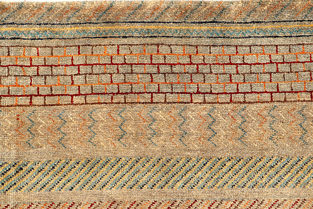Multi Colored Gabbeh 5' 7 x 8' 2 - No. 55898 - ALRUG Rug Store