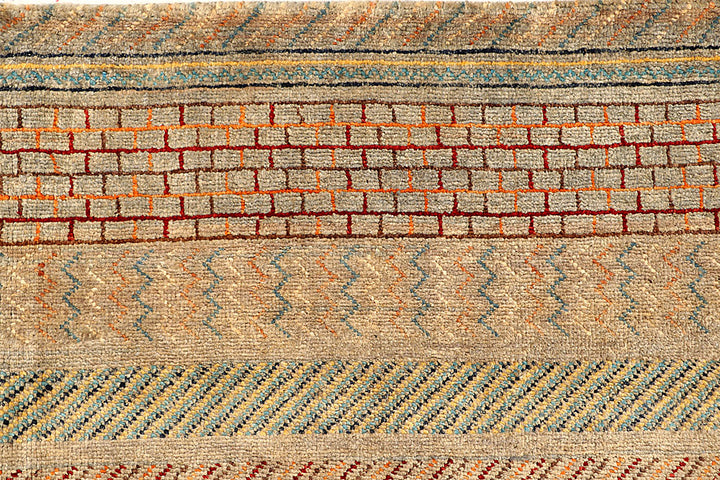 Multi Colored Gabbeh 5' 7 x 8' 2 - No. 55898 - ALRUG Rug Store