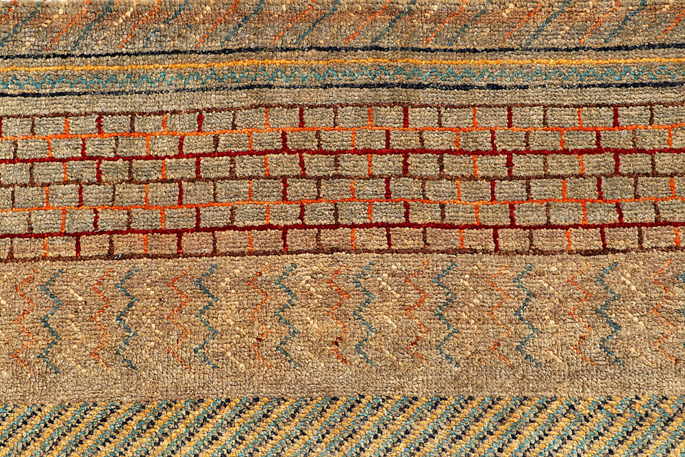 Multi Colored Gabbeh 5' 7 x 8' 2 - No. 55898 - ALRUG Rug Store