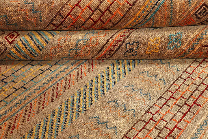 Multi Colored Gabbeh 5' 7 x 8' 2 - No. 55898 - ALRUG Rug Store