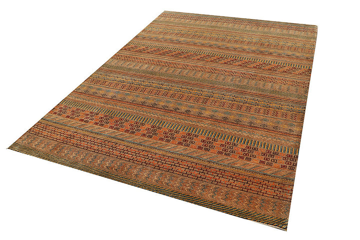 Multi Colored Gabbeh 5' 7 x 8' 2 - No. 55898 - ALRUG Rug Store